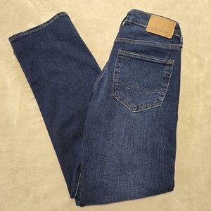 American Eagle Dark Blue Original Bootcut Womens Jeans Sz 26x30(26x29) Airflex+